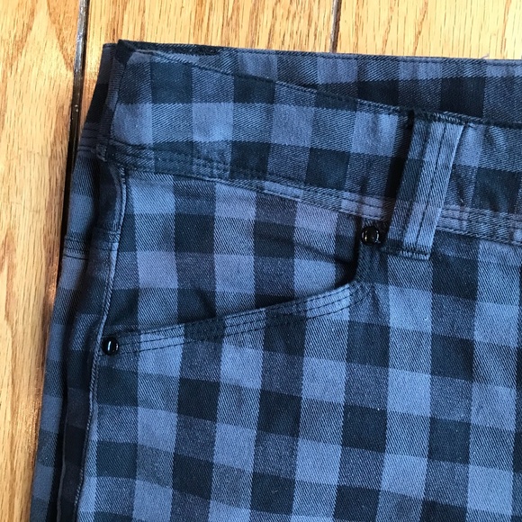 H & M DIVIDED WOMEN'S CHECKERED PANT - BLACK & GREY - SIZE 6 - Picture 5 of 9